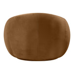 Emery Velvet Upholstered Chair in Saddle