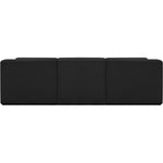 Ollie 98" Boucle Fabric Upholstered 4pc. Modular Sectional in Black