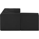 Ollie 98" Boucle Fabric Upholstered 4pc. Modular Sectional in Black