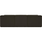 Ollie 98" Boucle Fabric Upholstered 4pc. Modular Sectional in Brown