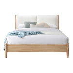 Arbor Fabric Upholstered Queen Bed in Cream