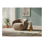 Emery Velvet Upholstered Chair in Taupe