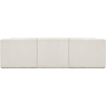 Ollie 98" Boucle Fabric Upholstered 4pc. Modular Sectional in Cream