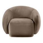 Emery Velvet Upholstered Chair in Taupe