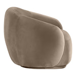 Emery Velvet Upholstered Chair in Taupe