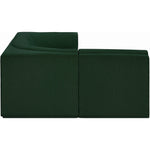 Ollie 98" Boucle Fabric Upholstered 4pc. Modular Sectional in Green