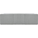 Ollie 98" Boucle Fabric Upholstered 4pc. Modular Sectional in Grey