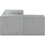 Ollie 98" Boucle Fabric Upholstered 4pc. Modular Sectional in Grey