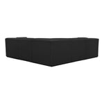 Ollie 98" Boucle Fabric Upholstered 5pc. Modular Sectional in Black