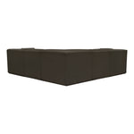Ollie 98" Boucle Fabric Upholstered 5pc. Modular Sectional in Brown