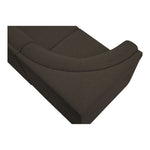 Ollie 98" Boucle Fabric Upholstered 5pc. Modular Sectional in Brown