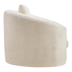Penelope Chenille Fabric Upholstered Chair in Beige