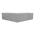 Ollie 98" Boucle Fabric Upholstered 5pc. Modular Sectional in Grey