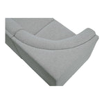 Ollie 98" Boucle Fabric Upholstered 5pc. Modular Sectional in Grey