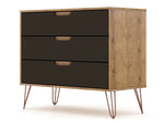 Rockefeller 35" Dresser (3-Drawer) in Gray