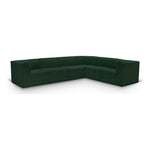 Ollie 128" Boucle Fabric Upholstered 6pc. Modular Sectional in Green