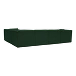 Ollie 128" Boucle Fabric Upholstered 6pc. Modular Sectional in Green