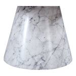 Omni Faux Marble Coffee Table in White