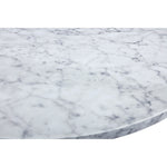 Omni Faux Marble Coffee Table in White