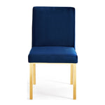 Opal Velvet Upholstered Dining Chair in Navy