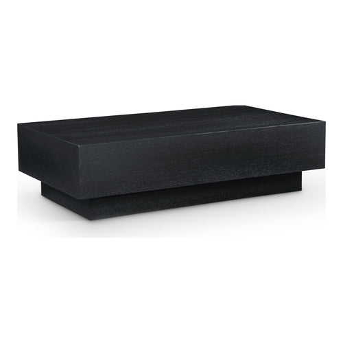 Otto Oak Veneer Coffee Table in Black