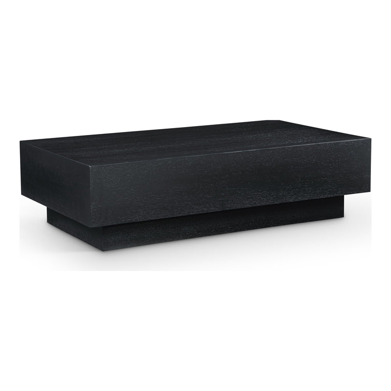 Otto Oak Veneer Coffee Table in Black