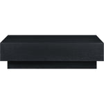 Otto Oak Veneer Coffee Table in Black