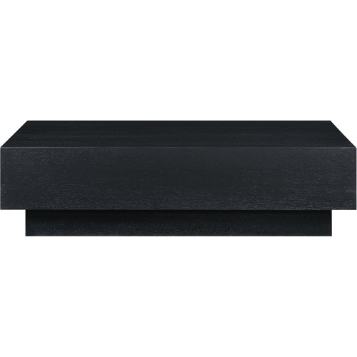 Otto Oak Veneer Coffee Table in Black
