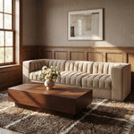 Otto Oak Veneer Coffee Table in Brown
