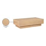 Otto Oak Veneer Coffee Table in Natural