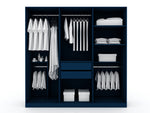 Gramercy 82" Wardrobe Closet in Midnight Blue