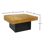Palladium Iron Coffee Table in Gold