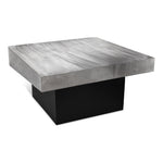 Palladium Iron Coffee Table in Silver