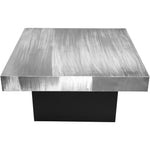 Palladium Iron Coffee Table in Silver
