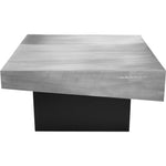 Palladium Iron Coffee Table in Silver