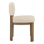 Paloma Vegan Leather Upholstered Dining Chair in Beige