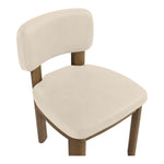 Paloma Vegan Leather Upholstered Dining Chair in Beige