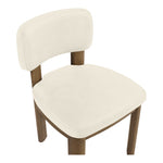 Paloma Vegan Leather Upholstered Dining Chair in Cream