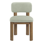 Paloma Vegan Leather Upholstered Dining Chair in Mint