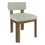 Paloma Vegan Leather Upholstered Dining Chair in Mint