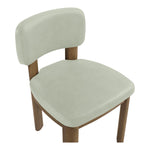 Paloma Vegan Leather Upholstered Dining Chair in Mint