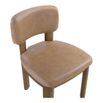 Paloma Vegan Leather Upholstered Dining Chair in Tan