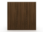 Gramercy 82" Wardrobe Closet in Chestnut Brown