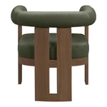 Arienzo Velvet Performance Fabric Upholstered Accent Chair in Green