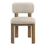 Paloma Vegan Leather Upholstered Dining Chair in Taupe