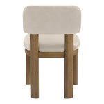 Paloma Vegan Leather Upholstered Dining Chair in Taupe