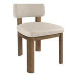 Paloma Vegan Leather Upholstered Dining Chair in Taupe