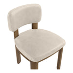 Paloma Vegan Leather Upholstered Dining Chair in Taupe