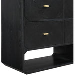 Parker Ash Veneer Chest in Black