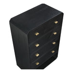 Parker Ash Veneer Chest in Black